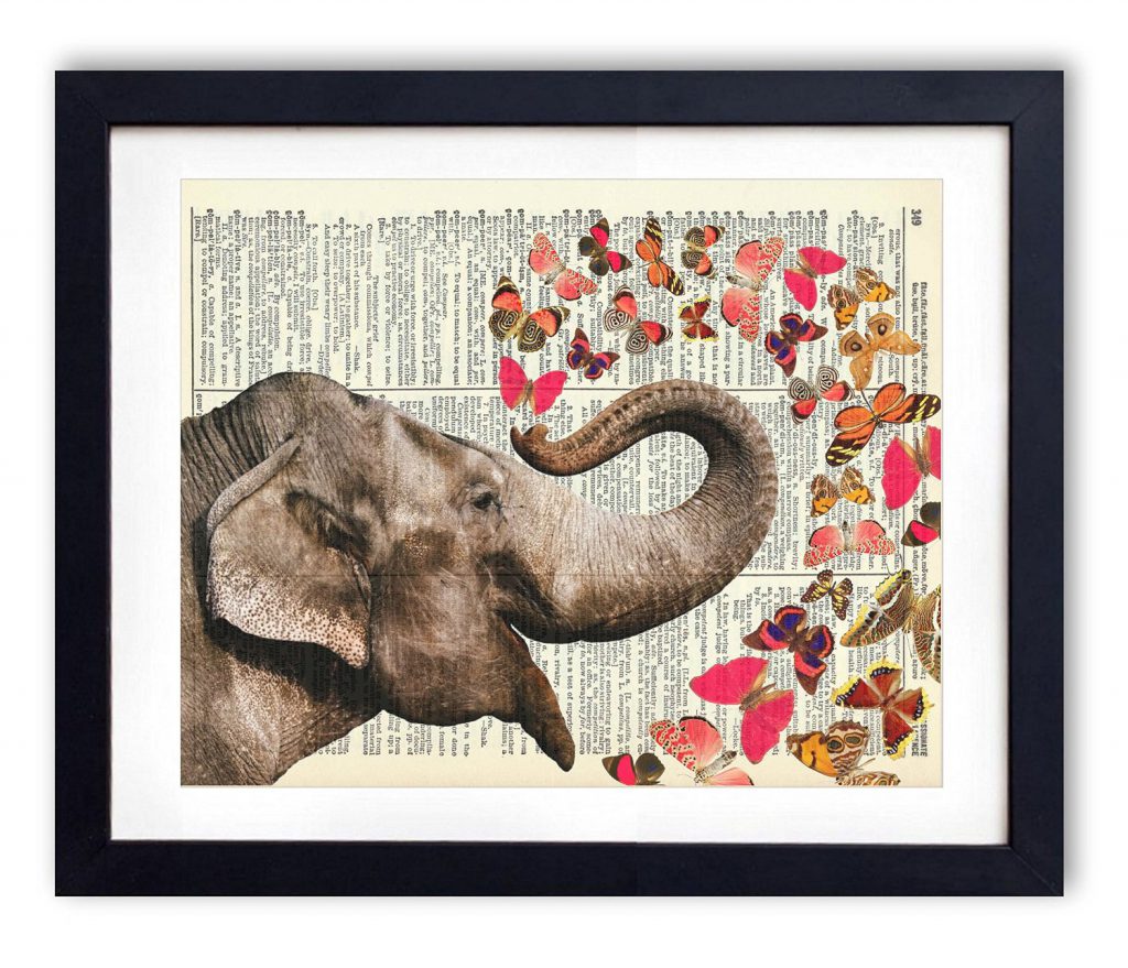Elephant With Butterflies, check it out on amazon http://amzn.to/29jMcMV