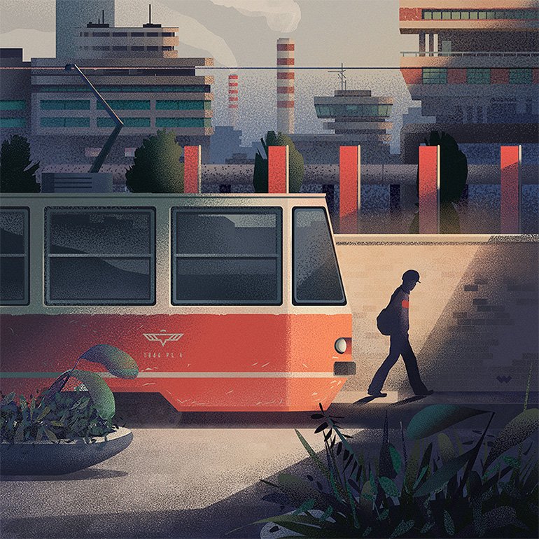 Tram by Marcin Wolski